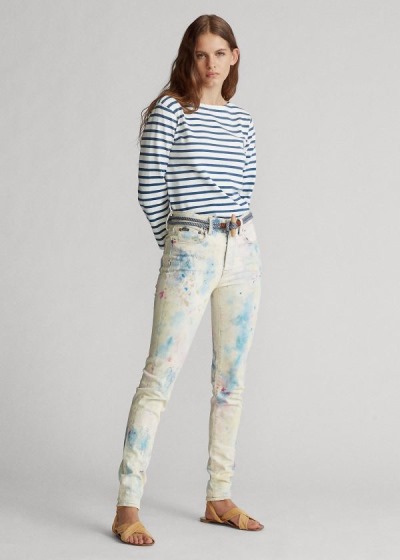 Dámské Džíny Polo Ralph Lauren Tompkins High-Rise Skinny - 98640-RQMK